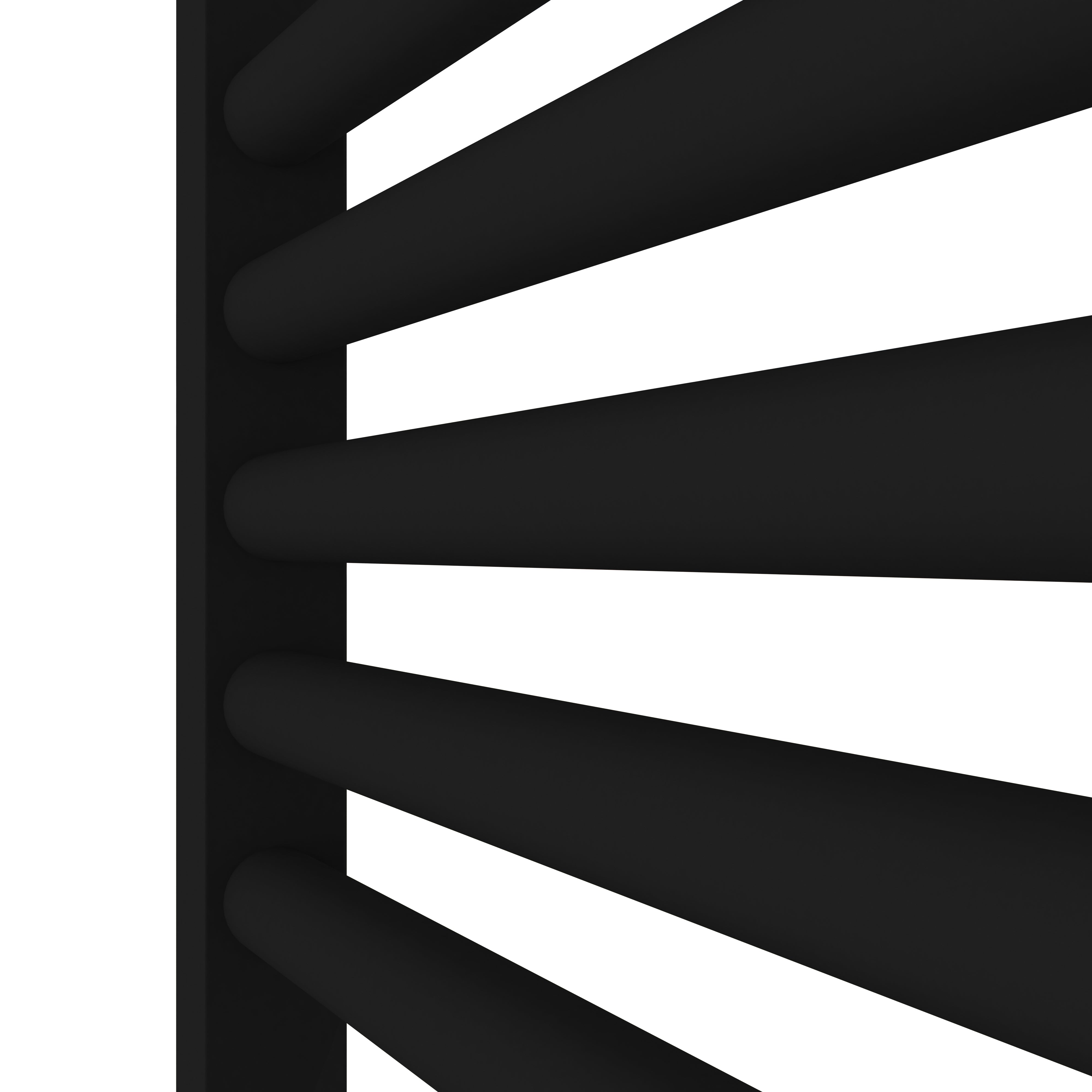 Badheizkörper Austausch AU mit Seitenanschluss Schwarz - Mert-Radiator GmbH