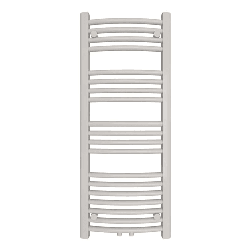 Badheizkörper mit Mittelanschluss Comfort Weiss Gebogen