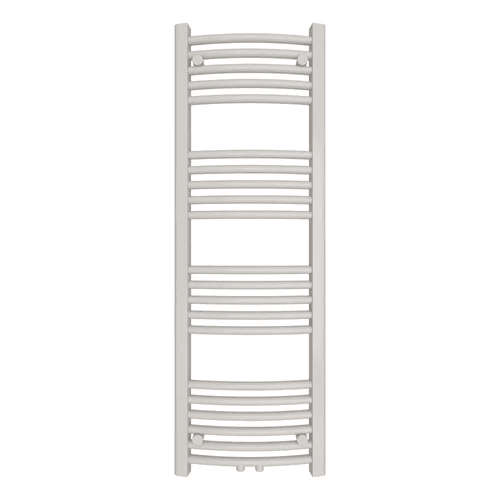 Badheizkörper mit Mittelanschluss Comfort Weiss Gebogen