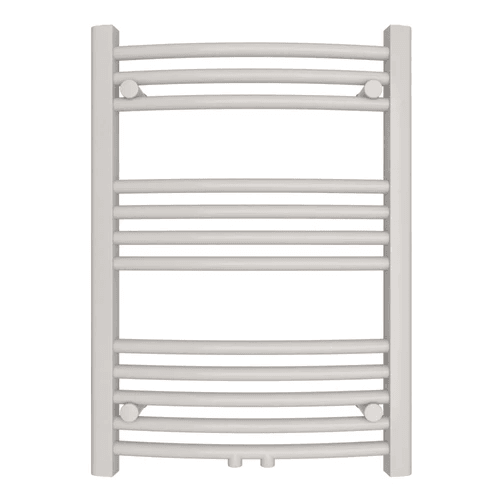 Badheizkörper mit Mittelanschluss Comfort Weiss Gebogen