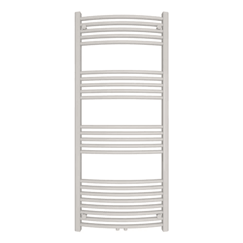 Badheizkörper mit Mittelanschluss Comfort Weiss Gebogen