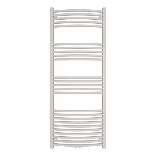 Badheizkörper mit Mittelanschluss Comfort Weiss Gebogen