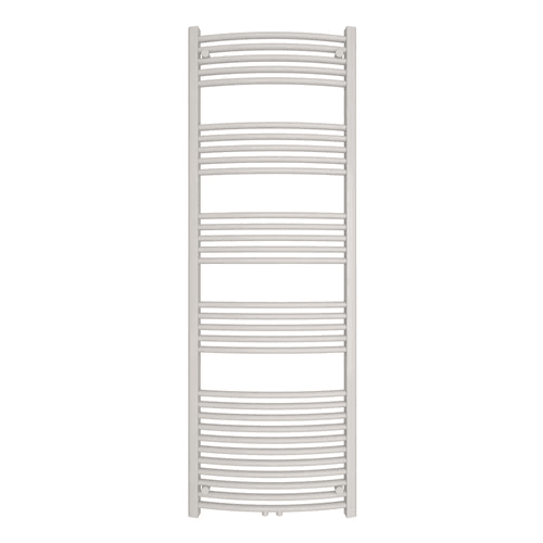 Badheizkörper mit Mittelanschluss Comfort Weiss Gebogen