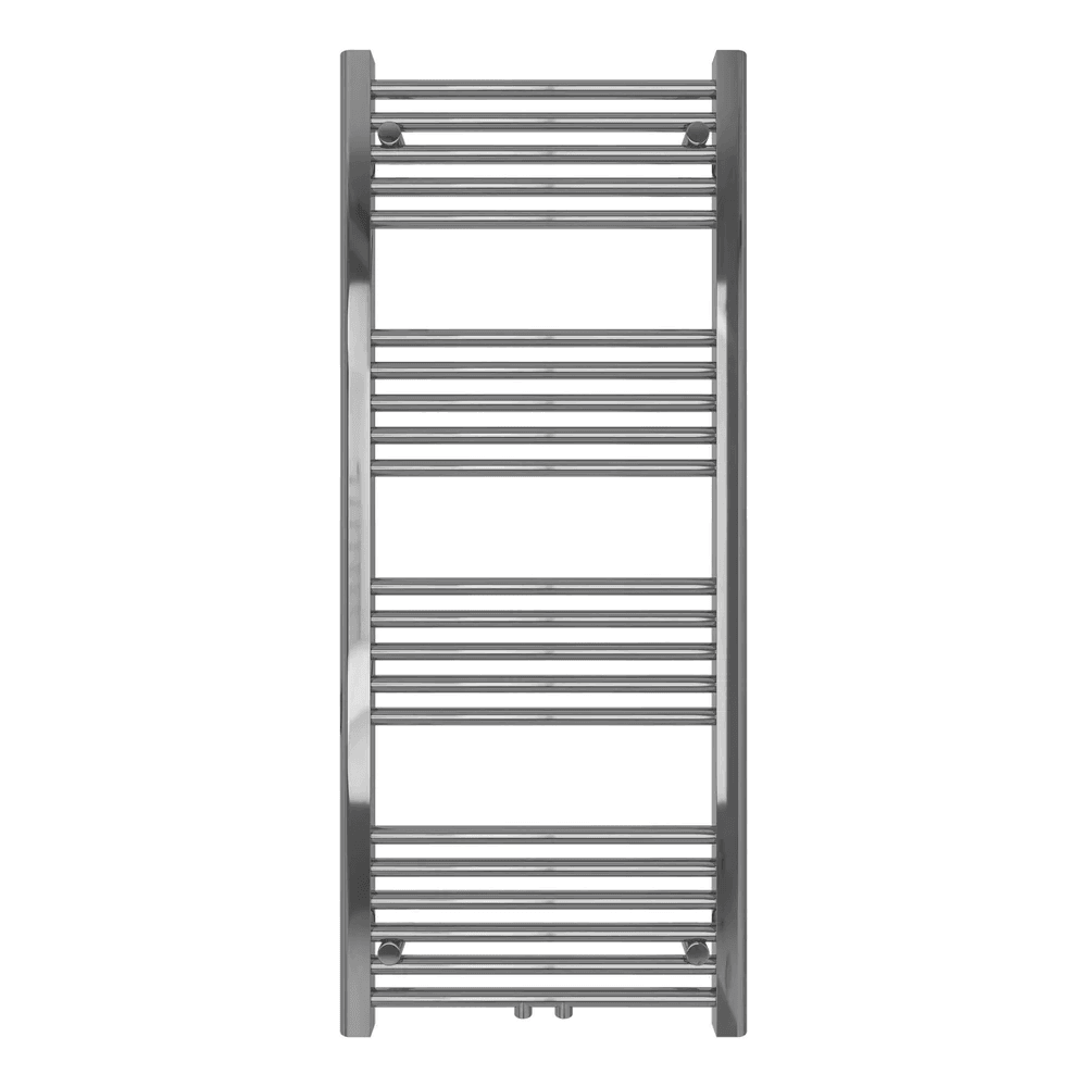 Badheizkörper mit Mittelanschluss Comfort Chrom Gerade