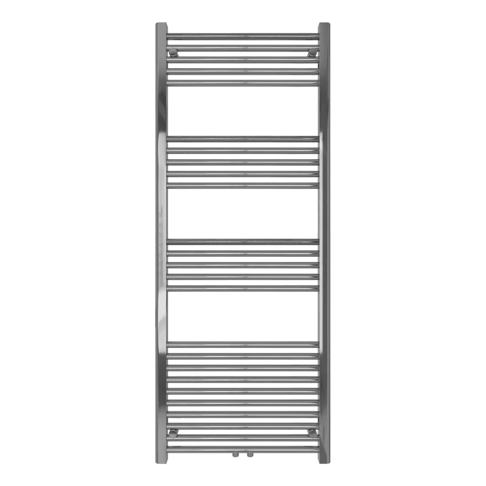 Badheizkörper mit Mittelanschluss Comfort Chrom Gerade