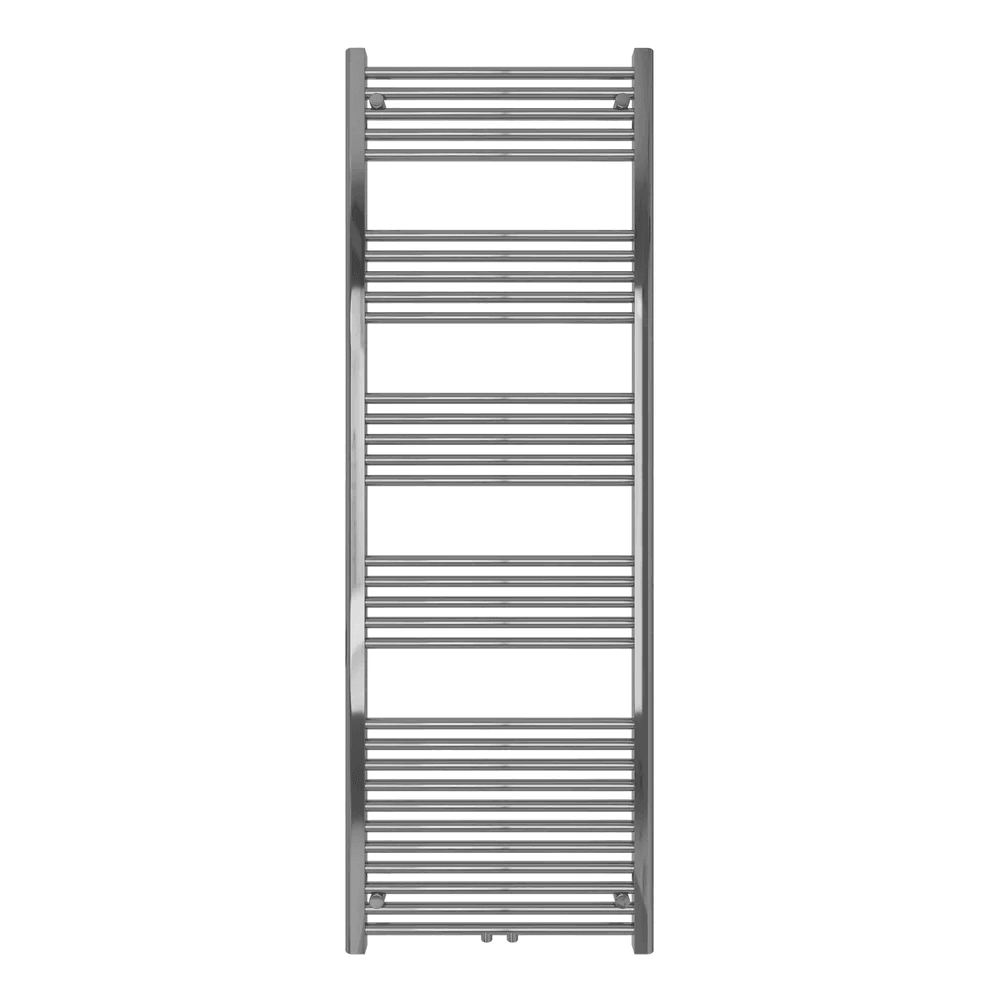 Badheizkörper mit Mittelanschluss Comfort Chrom Gerade