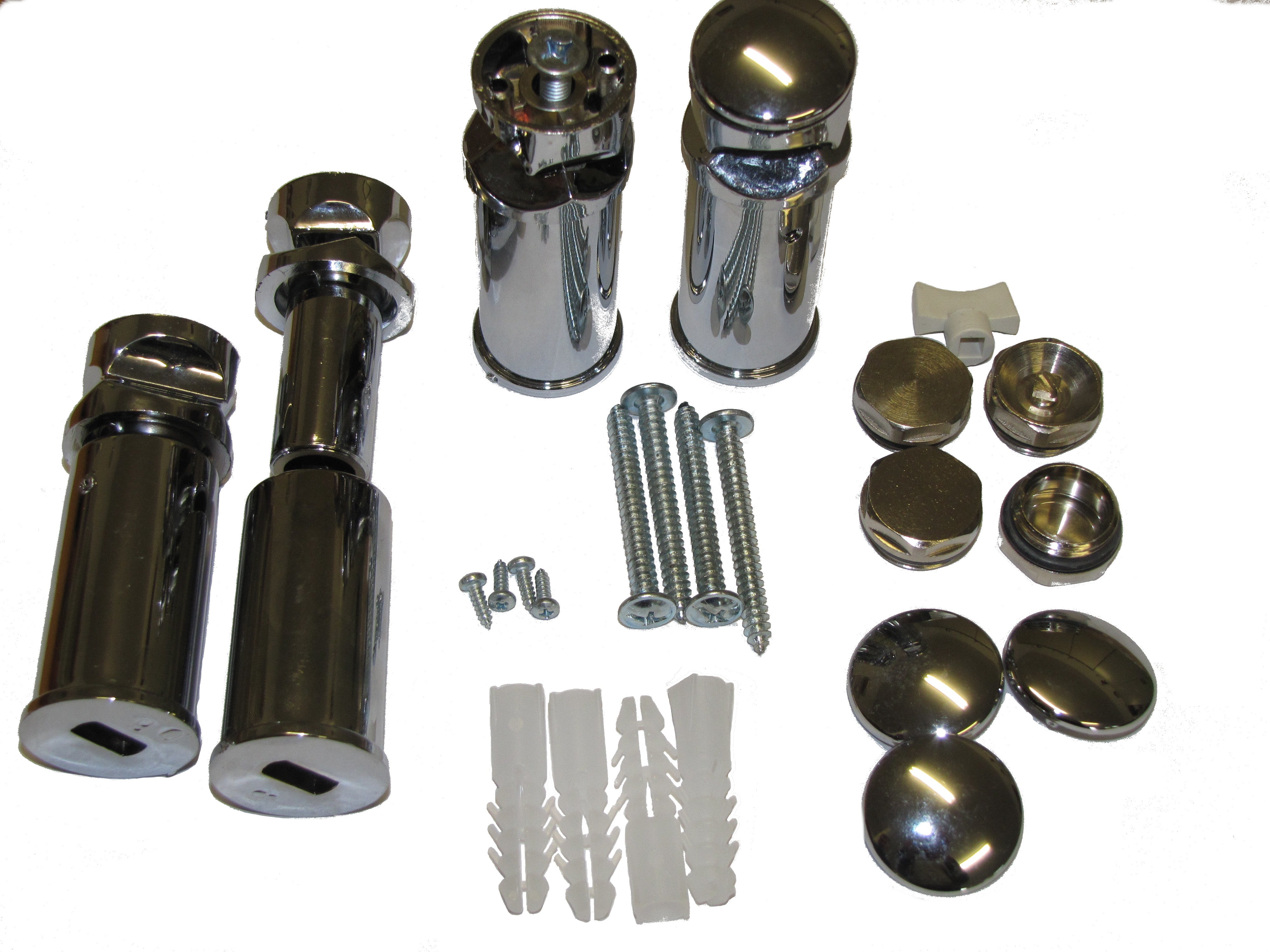 Badheizkörper mit Mittelanschluss Comfort Chrom Gebogen