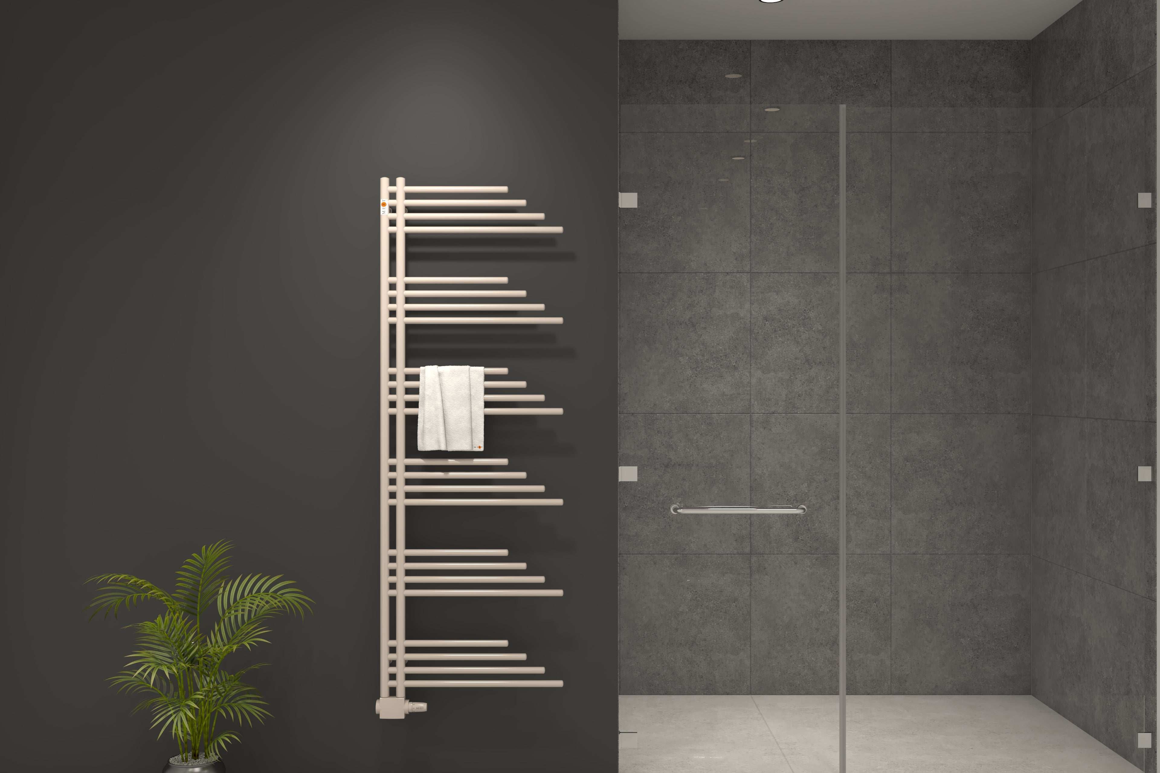 Mert Design Badheizkörper Modell Belluna mit Mittelanschluss