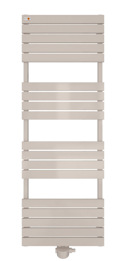 Badheizkörper Flacho mit Mittelanschluss Weiß