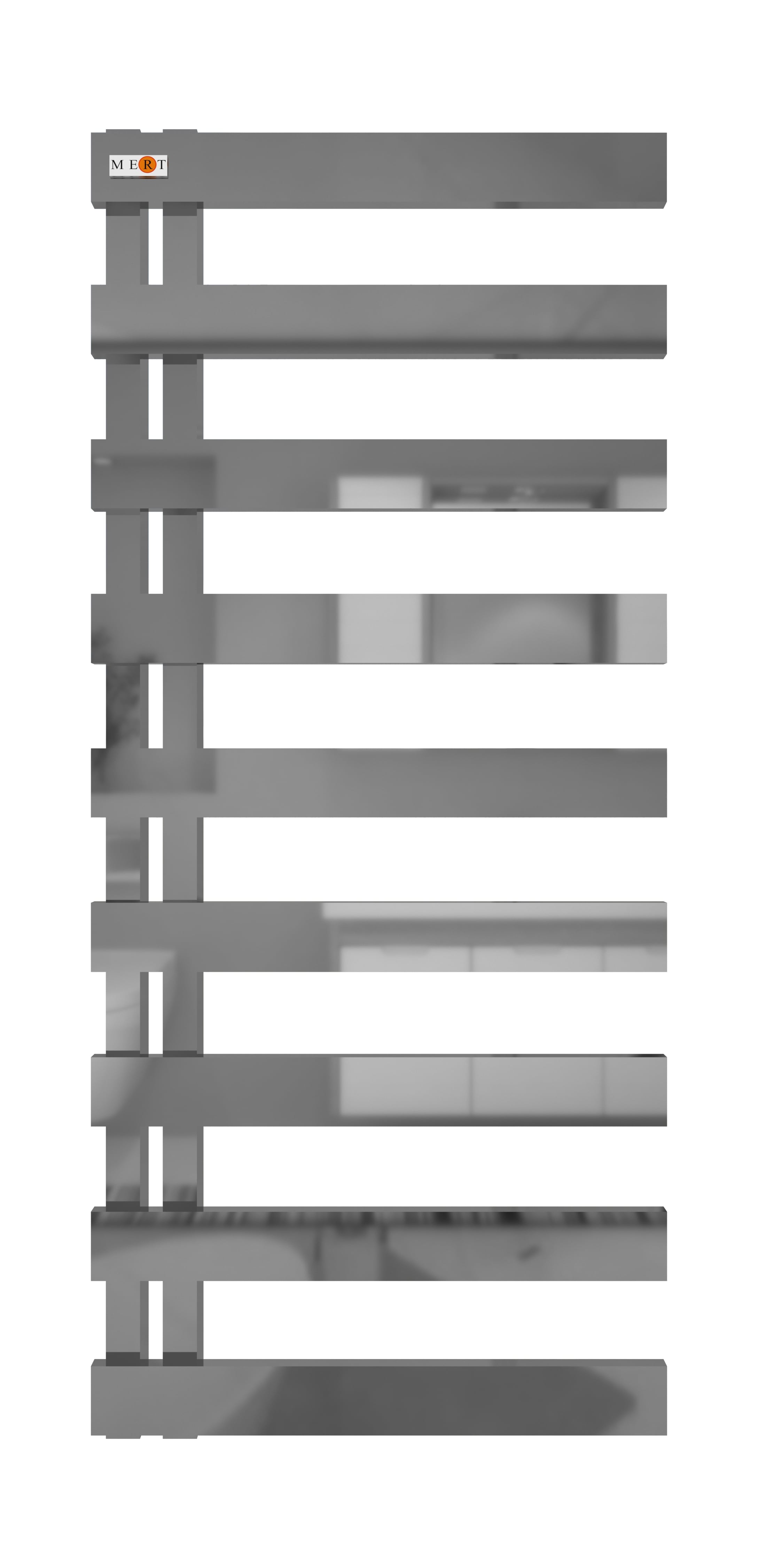 Badheizkörper Design Melido weiß oder Chrom