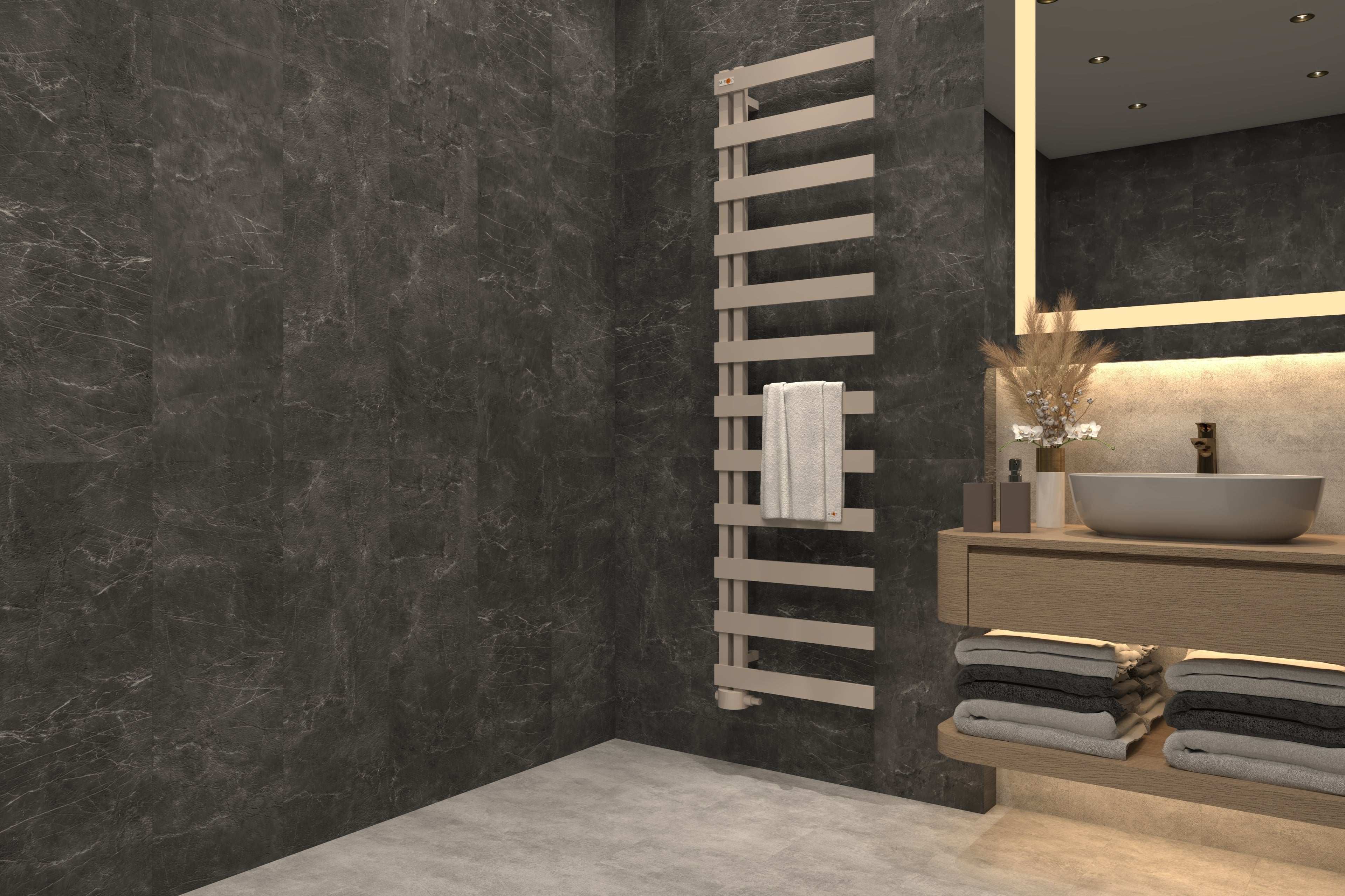 Badheizkörper Design Melido weiß oder Chrom