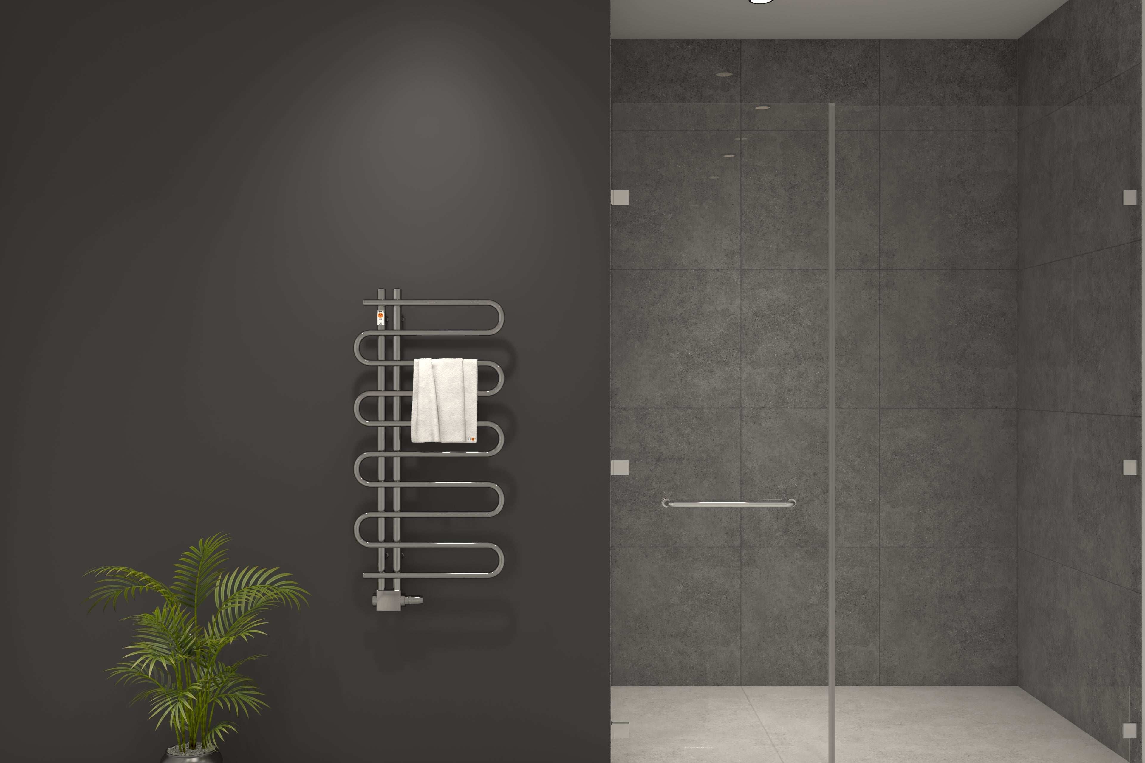 Mert Design Badheizkörper Modell Tersse mit Seitenanschluss