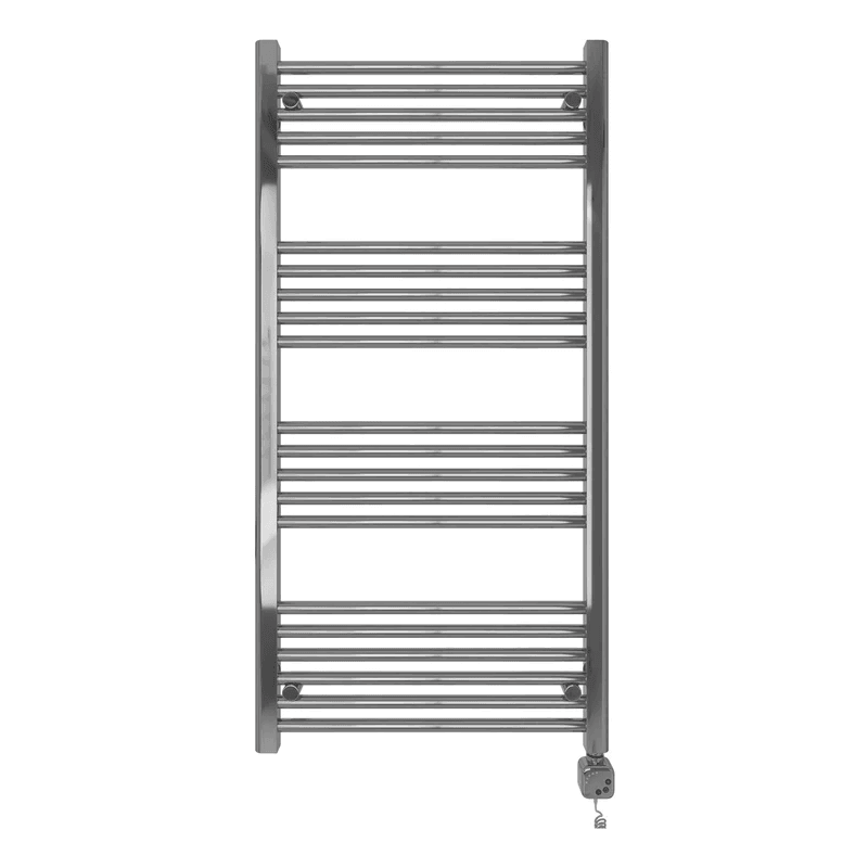 Mert Elektro Badheizkörper Chrom Heizstab + KMX1-Regler