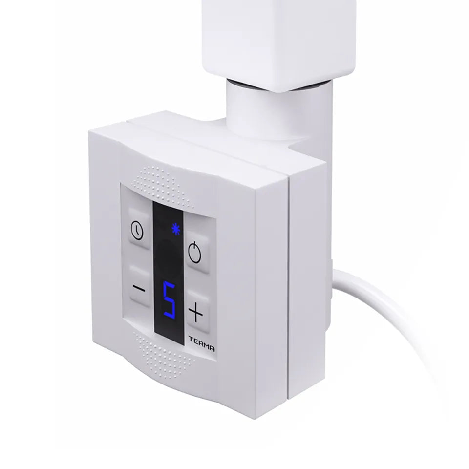 Mert Elektro Badheizkörper weiß Heizstab + KTX4-Regler