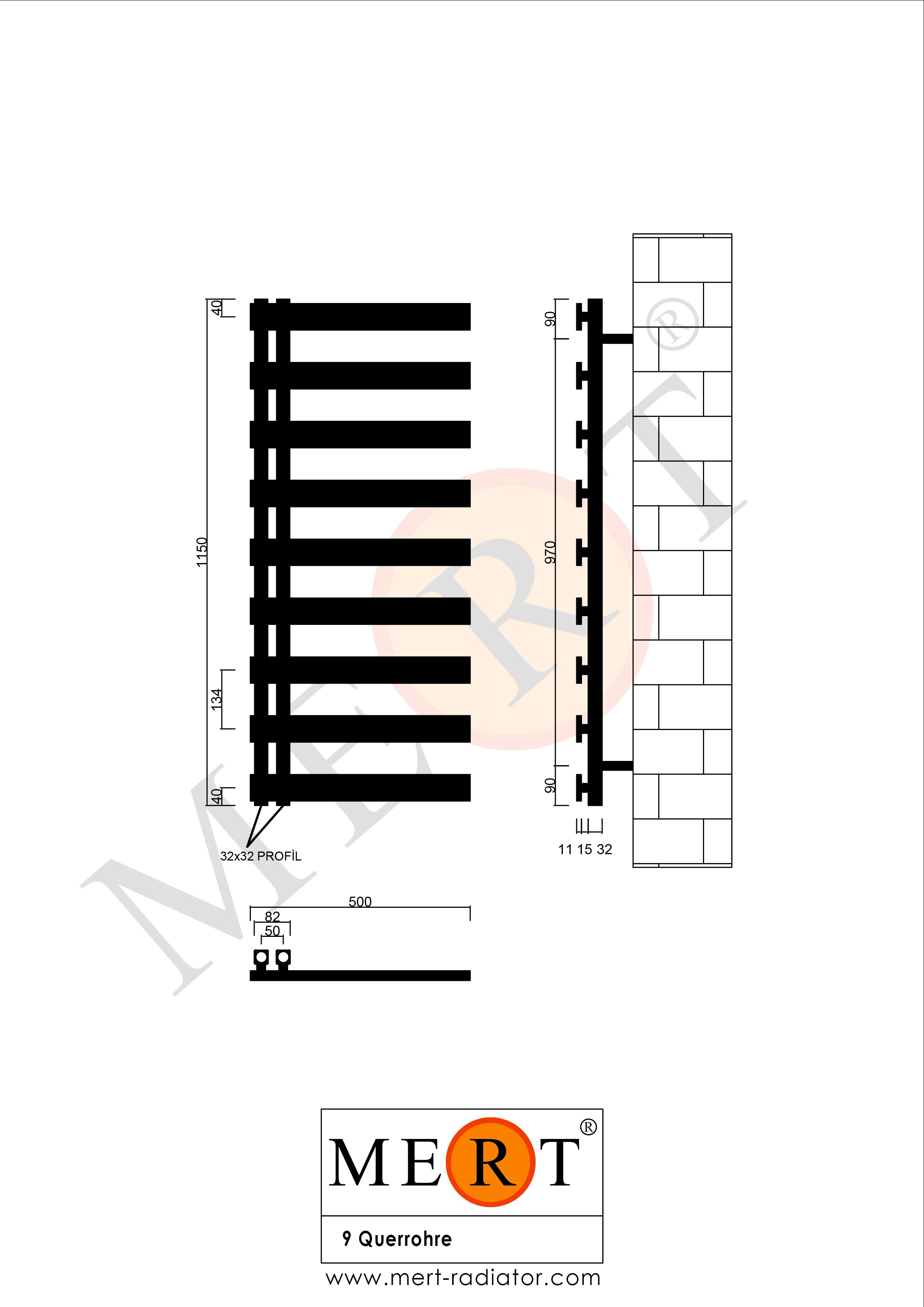 Badheizkörper Design Melido weiß oder Chrom