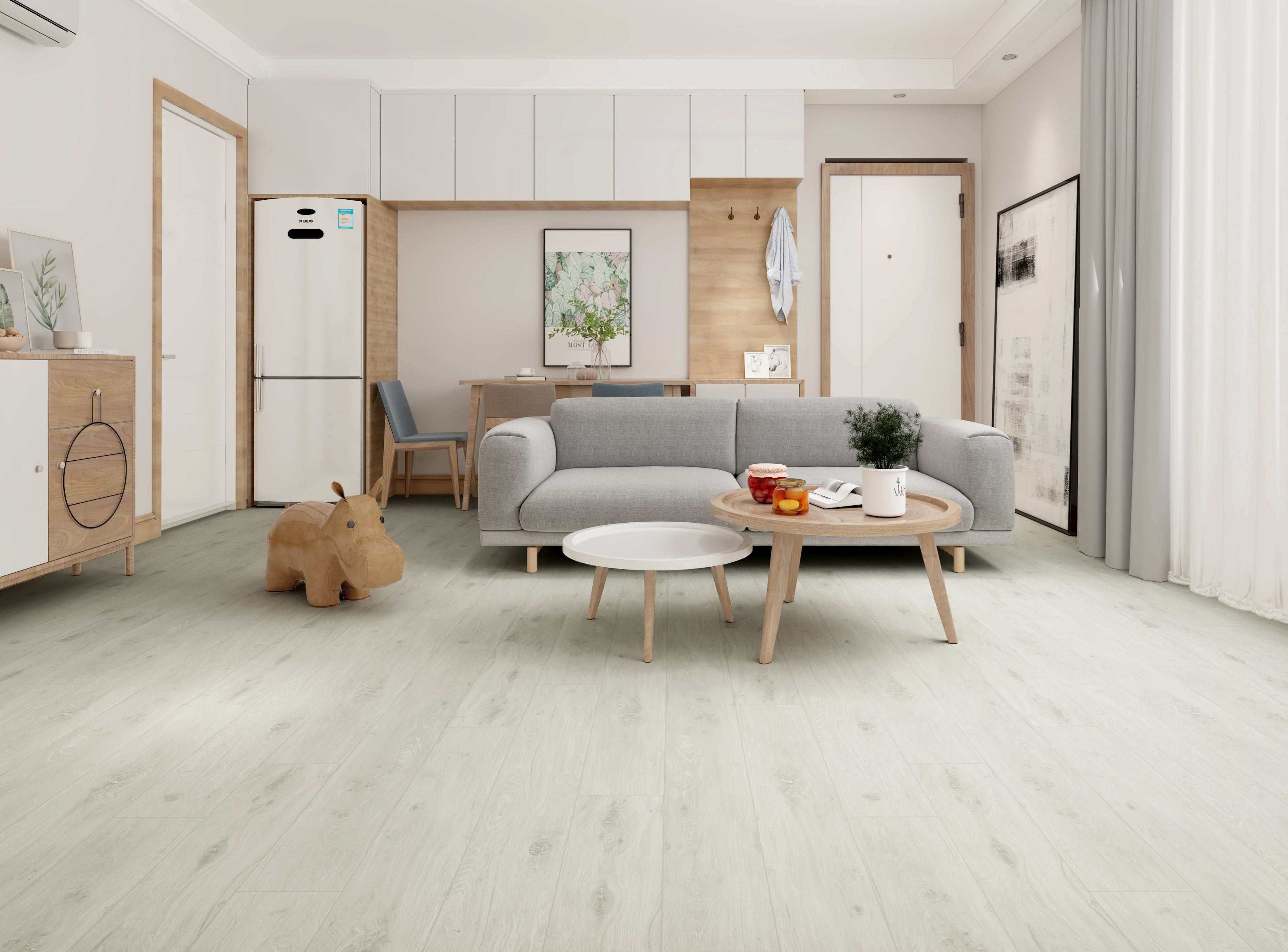 MERT Hart Vinyl Bodenbelag, Modell Holzoptik PANDA, inkl. integrierte Trittschalldämmung, 0,55 mm, Nutzungsklasse 33, TOP Qualität