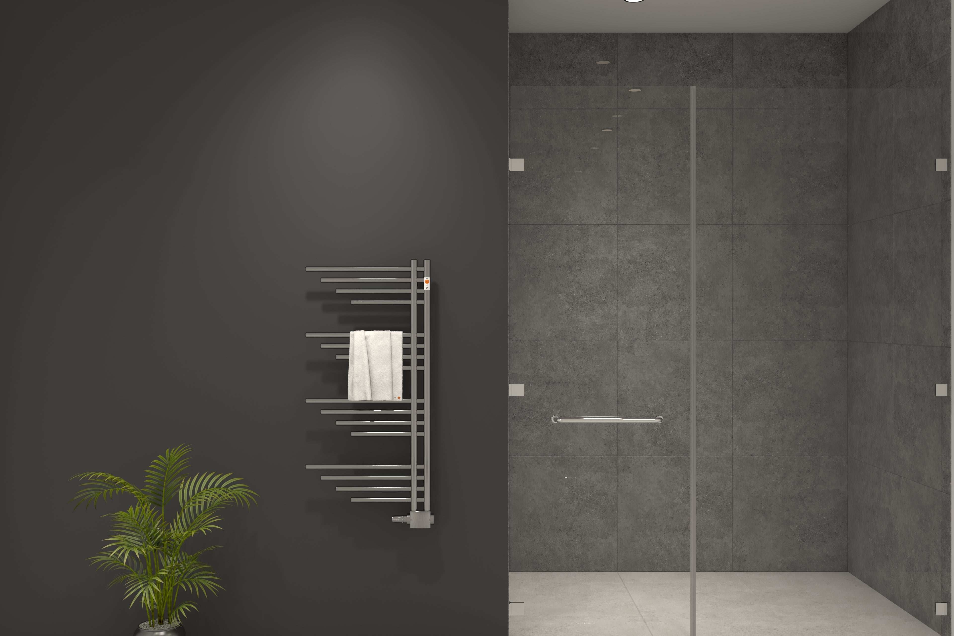 Mert Design Badheizkörper Modell Belluna mit Mittelanschluss