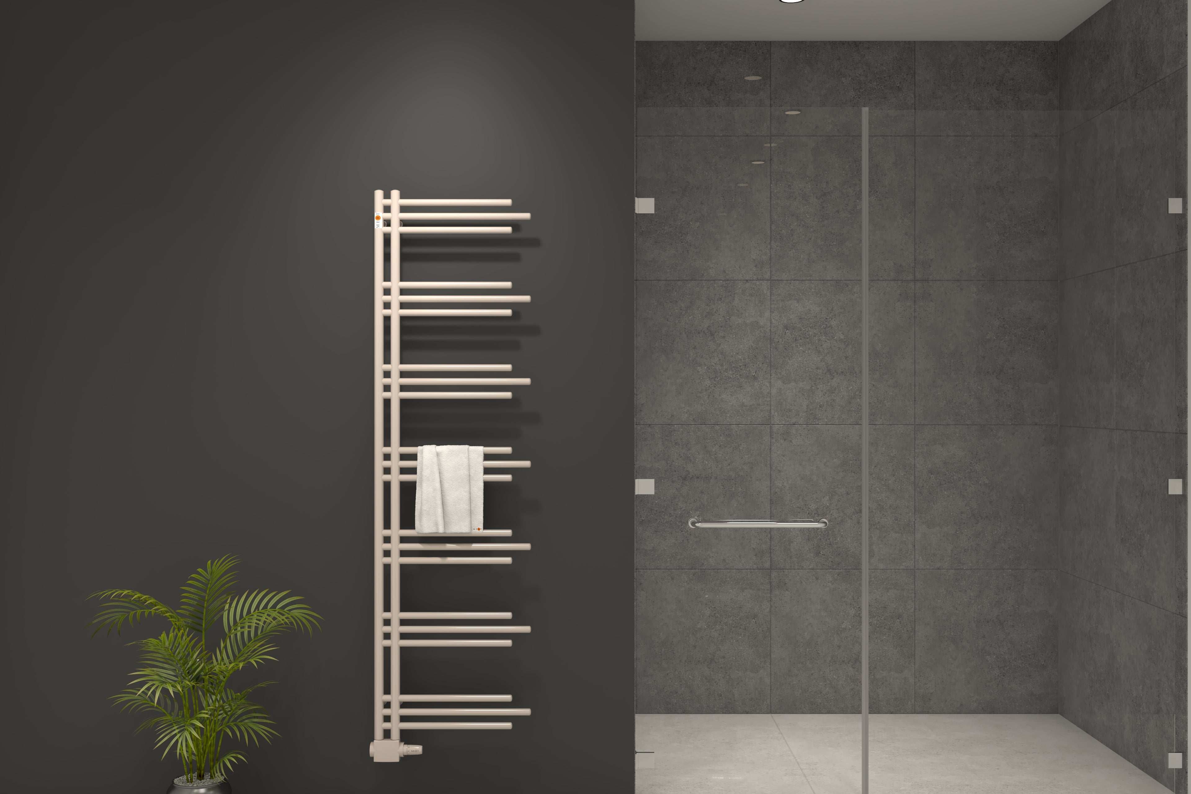 Mert Design Badheizkörper Modell NEZIFE mit Seitenanschluss