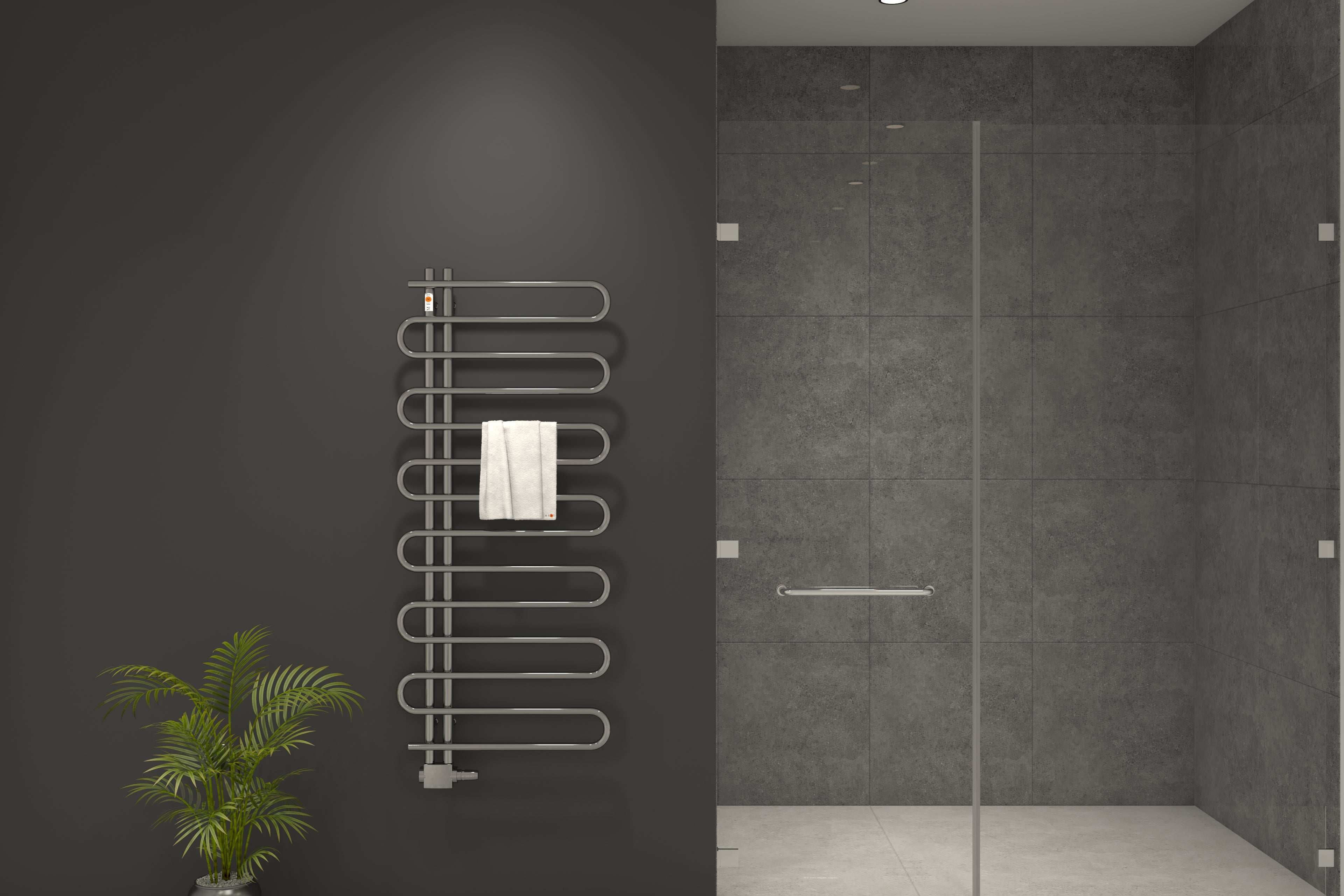 Mert Design Badheizkörper Modell Tersse mit Seitenanschluss